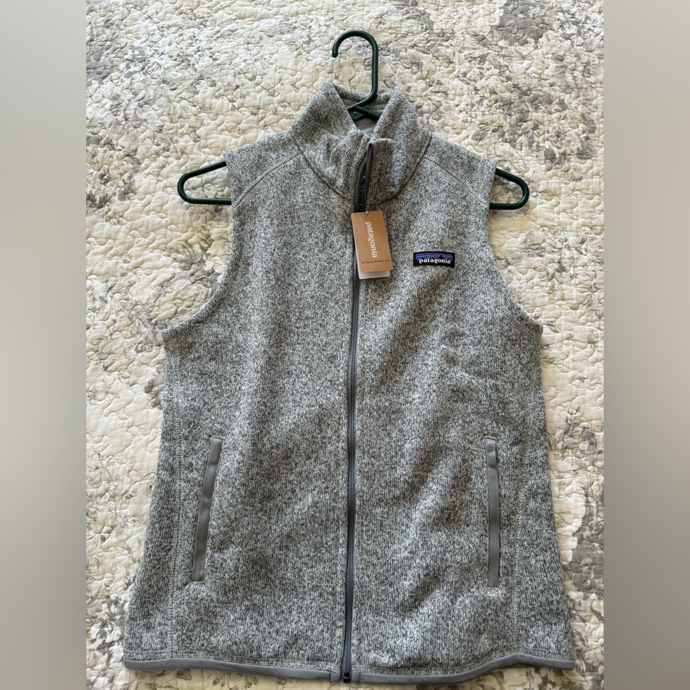 BRAND NEW PATAGONIA GRAY VEST